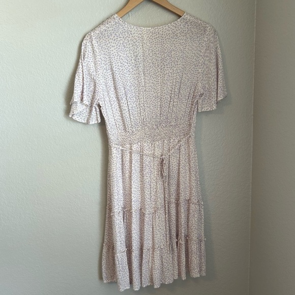 LoveStitch Fit & Flare Pretty Please Mini Dress V-Neck Floral NWT, Size Small - Picture 8 of 12